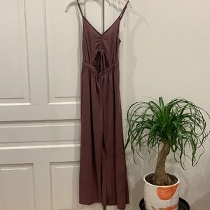 Wide leg romper